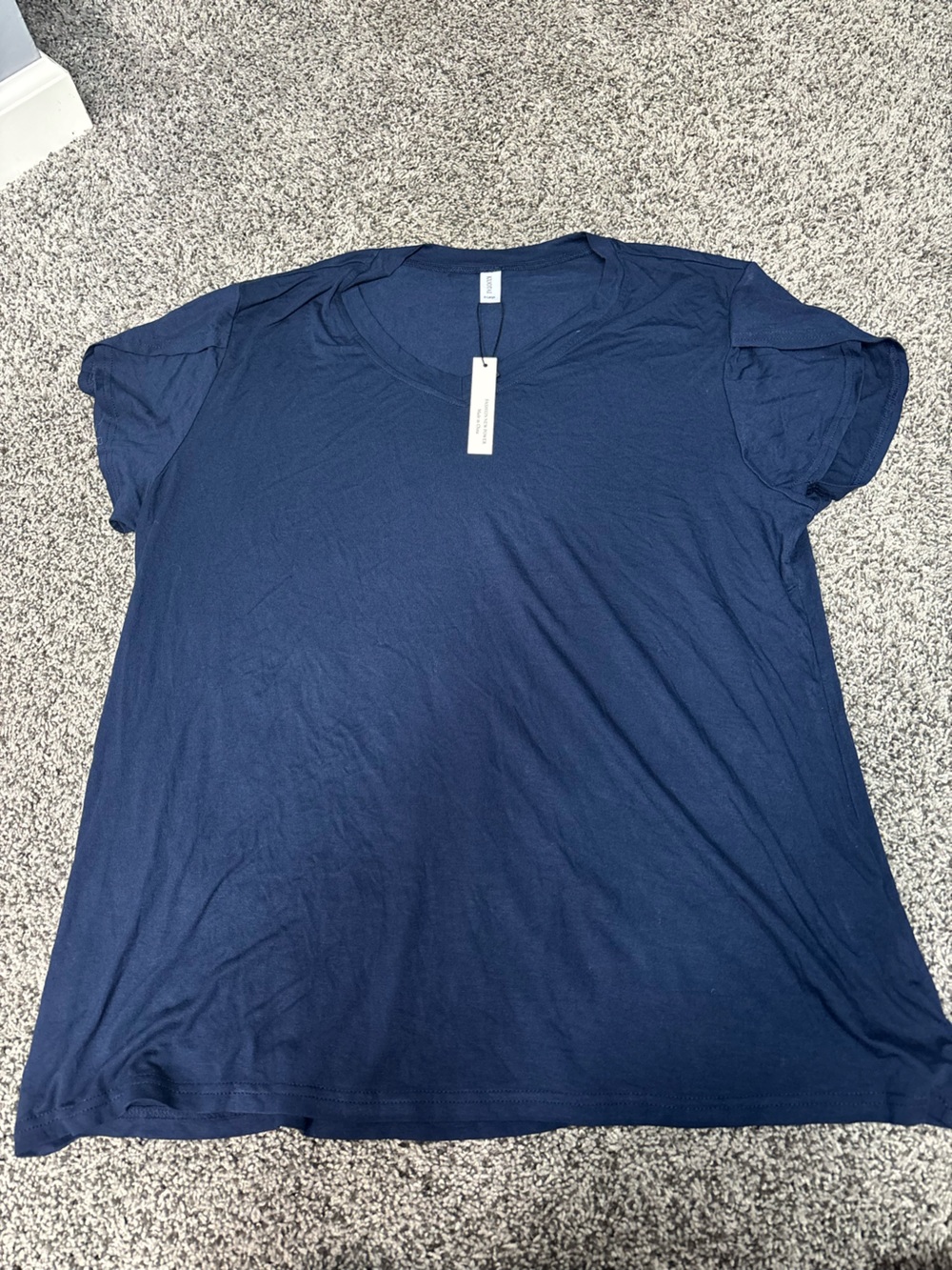 Navy Crewneck Women's Tee - Unbranded